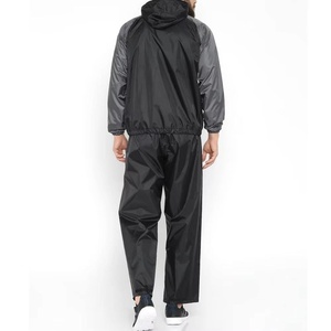 Windbreaker Tracksuits Fitness Wear Men's Solid Color Windbreaker Tracksuit With Pockets Lightweight Fabric Premium Tracksuit - Product Image 2