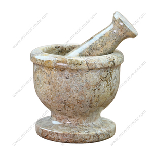 Mortero y Mortaja de Coral de Último Diseño, Proveedor Directo de Fábrica, Mortero y Mortaja de Ónix Ecológicos para Cocina - Product Image 2
