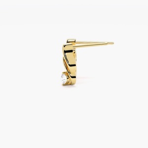Pendientes Colgantes de Oro Sólido de 10K con Baño de Rodio, Diamantes Cultivados en Laboratorio Certificados por IGI, Corte Brillante, Diseño de Lujo para Boda, 0.18 CTW - Product Image 4