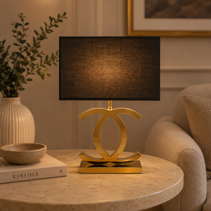 Songbird Halo Metal <b>Table</b> Lamp with Decorative Bird Accents Linen Shade <b>Gold</b> Finish Elegant Ambient <b>Bedside</b> Lighting - Product Image 3
