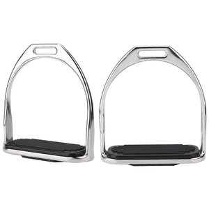 อานม้าเหล็กพร้อมยางกันลื่นสีดำ ขนาด 50x20x40 ซม. สำหรับขี่ม้า - Product Image 1