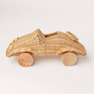 Haute qualité maternelle rotin petite voiture jouet élégant mini voitures de course artisanat véhicule jouets pour enfants enfants bébé - Product Image 6