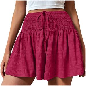 Shorts Deportivos de Verano para Mujer, Cintura Alta, Ajustados, de Secado Rápido, Colores Sólidos, Cómodos, Gran Venta - Product Image 5