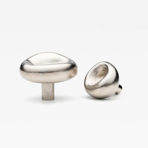 Irregular Shape Aged <b>Brass</b> Cabinet Door Handle Chrome Wardrobe <b>Drawer</b> Knob for Kitchen, or Accent Furniture - Product Image 3