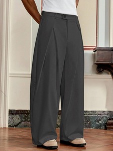 <b>Men</b> <b>Baggy</b> Pants Oversized Loose Fit Casual Wide Leg <b>Trousers</b> Modern Urban Streetwear Comfortable Everyday Fashion Clothing - Product Image 2