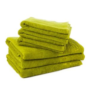 Grey Terry Cloth <b>Bath</b> <b>Towel</b> <b>Set</b> With Embossed Pattern Design - Product Image 4