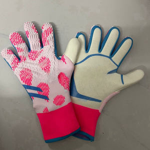 Wholesale Professional Leather Sports <b>Gloves</b> High Quality Breathable <b>Goalkeeper</b> Football Gear for Outdoor Use - Product Image 1