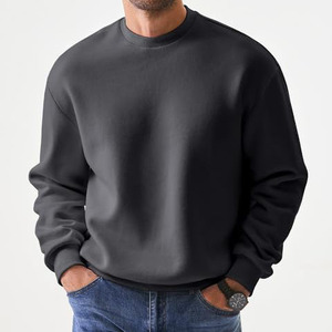 <b>Mens</b> Sweatshirts Fashionable Long Sleeve Crewneck <b>Pullover</b> Tops Casual High Street Style <b>Men</b> Clothing Line - Product Image 5