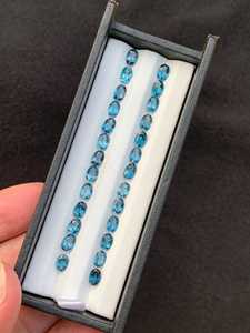 Gemas Zubeda, Topacio Azul Natural de Corte Ovalado, 2.00Ct, Piedra Suelta para Joyería, Proveedor Mayorista de Rajasthan - Product Image 4