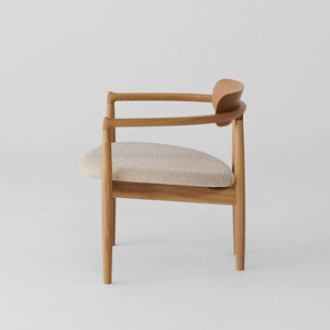 Sillón Escandinavo de Madera para Jardín, Sofá Individual para Exteriores, Cojín No Impermeable, Muebles de Exterior - Sammy - Product Image 2