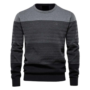 Pull à col roulé en laine/acrylique vert olive pour homme, tricoté, respirant, manches longues, vêtements d'hiver HN 1649 400g 2027 - Product Image 1