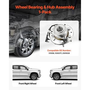 Cuscinetto Ruota Anteriore per Chevy Silverado 1500 4WD 2007-2013, Avalanche, GMC Sierra 1500, Cadillac Escalade EXT - Product Image 2