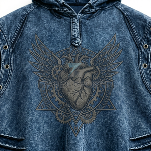 Gilet à capuche sans manches délavé à l'acide personnalisé pour homme, style streetwear moderne, avec finition vintage - Product Image 5