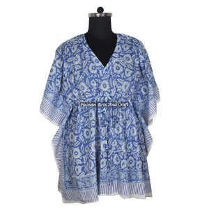 Vestido de Noche Africano para Mujer, Vestidos Étnicos, Vestidos Cortos Tipo Kaftan KFCS108, El Mejor Vestido de Mujer con Estampado a Mano - Product Image 2