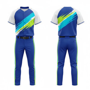 High Quality <b>Baseball</b> Jersey And Pants <b>Set</b> With Custom Logo For Youth And Adult Players In Breathable Material - Product Image 1