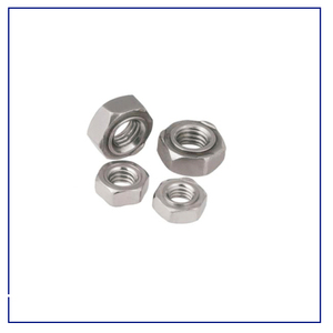 Écrou hexagonal en acier au carbone zingué, fixation filetée interne pour assemblage de boulons et de vis, quincaillerie industrielle robuste - Product Image 1