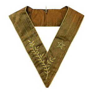 Collar Masónico de Director de Ceremonias, Protector Interior del Collar Masónico, Collar Masónico Tyler, Collar Masónico de Capellán - Product Image 6