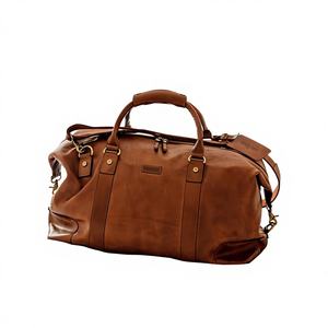 Sac de voyage en cuir véritable de haute qualité personnalisé, imperméable, léger, écologique, fermeture à glissière, grande capacité - Product Image 3