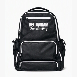 Personalized Gold Glitter GPS <b>Waterproof</b> Anti-Theft Solar Panel Cheerleading <b>Backpack</b> Embroidery Patches Custom Team Daily Life - Product Image 1