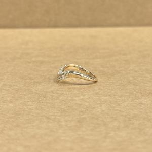 Anillo de Diamantes Cultivados en Laboratorio, Redondos, de Oro Blanco Premium, LGD 0.43CT, con Piedras Laterales, Elegante, para Mujer, Joyería de Lujo para Bodas y Fiestas - Product Image 2