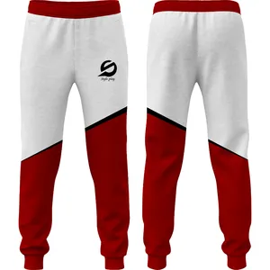 เสื้อยืดลำลองสีแดงผ้าฟลีซถัก 100% โพลีเอสเตอร์ ซับเหงื่อได้ดี ยูนิเซ็กซ์ สีตัดกัน - Product Image 1