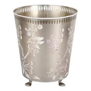 Poubelle en métal haut de gamme au profil élégant, idéale pour le salon, la chambre à coucher, la cuisine et le rangement - Product Image 2