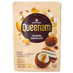 Fabricant Fournisseur Professionnel Expédition Rapide OEM/ODM Dragées HALAL 75G Tiramisu Chocolat enrobé d'amandes, de noix de cajou et de noix de macadamia - Product Image 1