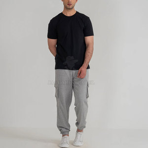 Jogging cargo en coton doux de qualité supérieure, best-seller, pour hommes, avec design multi-poches pour un style décontracté et élégant - Product Image 5