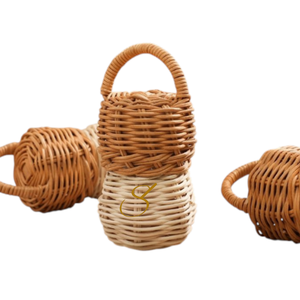 Mordedor y Sonajero de Ratán Sostenible para Bebés Recién Nacidos - Product Image 1