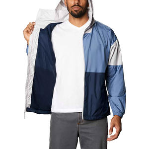 Chaqueta cortavientos para hombre con MOQ bajo, 100% poliéster, de alta calidad, talla personalizada, a precio económico. - Product Image 3