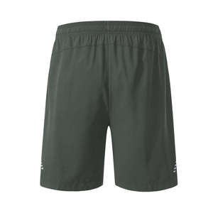 Pantalones Cortos Deportivos Casuales para Hombre, Color Negro Sólido, de Secado Rápido, Cintura Elástica, Ecológicos, de Cintura Media, Estilo Atlético, Tejido de Poliéster - Product Image 2