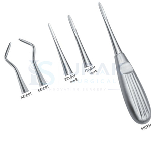 Forceps d'extraction dentaire manuel Ijrak Surgical IS-10036 en acier inoxydable à 3 griffes, certifié CE Classe II, avec poignée moletée pour usage clinique - Product Image 3