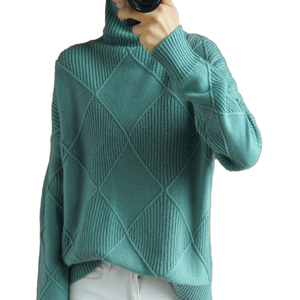 Nouveau pull tricoté ample pour femme, style vintage, à manches longues, imprimé, à lacets, idéal pour l'hiver et le quotidien - Product Image 3