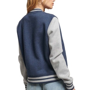 Women's Classic Varsity Jacket Breathable Zipper Casual Outerwear Baseball Jacket Fashion College Style <b>Coat</b> Regular Fit Winter - Product Image 3