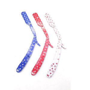 Navaja de Afeitar con Hoja Reemplazable y Logotipo Personalizado, Navaja de Afeitar Recta con Hoja, 2 Colores - Product Image 2