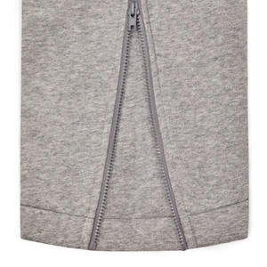 Ensemble de survêtement unisexe gris à capuche, pantalon de jogging uni long avec poches latérales, vêtements d'automne 100% coton - Product Image 4