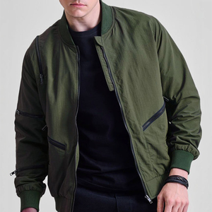 Custom <b>men</b> bomber <b>jacket</b> quilted puffer varsity windproof streetwear fishing winter breathable lightweight <b>men</b> fashion satin OEM - Product Image 1