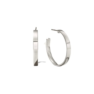 Bijoux fantaisie 10k boucles d'oreilles en or massif luxe plaine boucles d'oreilles pour femmes bijoux en or fin au prix de gros Huggie boucle d'oreille - Product Image 1