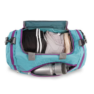 Bolsa de deporte de gran capacidad, impermeable, para entrenamiento, con compartimento para zapatos, para fitness y ejercicio. - Product Image 3