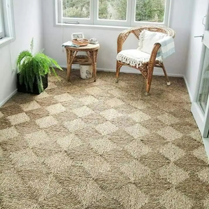 Alfombra de seagrass de nuevo diseño para la decoración de la sala de estar y la cocina. El mejor precio para artesanía al por mayor de Vietnam. - Product Image 1