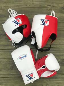 Ensemble de sparring personnalisé Winning, ensemble de boxe en cuir imprimé sur mesure, ensemble de boxe d'entraînement Winning pour adultes - Product Image 1