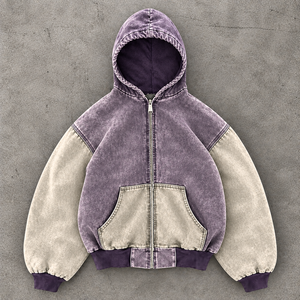 <b>Mens</b> <b>Zip</b> <b>Up</b> Hoodie Wholesale Heavyweight <b>Fleece</b> Custom Printed Factory Supplier for Apparel Brands USA - Product Image 1
