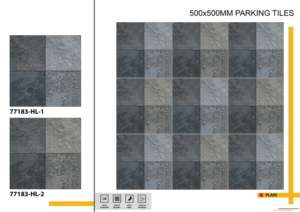 กระเบื้องปูพื้นภายนอกขนาด 50x50 ซม. เหมาะสำหรับยานพาหนะหนัก ทนทานต่อแรงกระแทกและสภาพอากาศที่เปลี่ยนแปลงได้ - Product Image 4