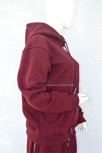 Ropa Deportiva Personalizada, Sudadera Corta de Algodón para Mujer, Diseño Personalizado, Sudadera de Felpa Francesa, OEM, ODM, Marca Privada, Estilo Casual - Product Image 2