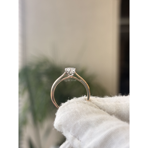 Elegante Anillo Solitario con Diamante Ovalado Creado en Laboratorio de 0.71CT VS EF, Oro Sólido, Joyería de Compromiso, Regalo Nupcial para Mujer - Product Image 4