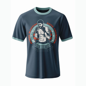 High Quality Men Gym Fitness T <b>Shirt</b> <b>100</b>% <b>Polyester</b> 220g Quick Dry Eco Friendly Breathable Short Sleeve Regular Fit T <b>Shirt</b> - Product Image 5