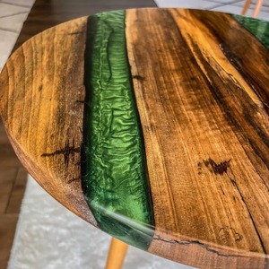 Modern Dining Room Furniture Custom 100% High Quality Wood <b>Resin</b> <b>Table</b> <b>Top</b> Handmade Furniture <b>Resin</b> Art Cafe Coffee <b>Tops</b> - Product Image 3