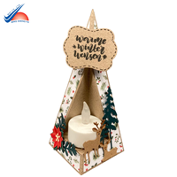 Pyramiden förmige Papier box | Personal isierte Verpackung für Geschenke und Party bevorzugungen