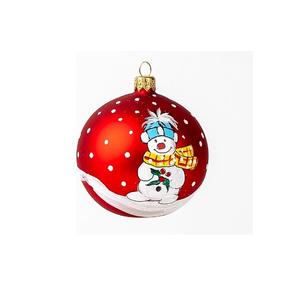 Christmas Ball Ornaments, 4pc <b>Set</b> Red Shatterproof Christmas Decorations Tree Balls for <b>Xmas</b> Trees Wedding Party Holiday - Product Image 1