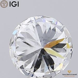 Diamante CVD Cultivado en Laboratorio Master Cut de 6.05 Quilates, Corte Redondo, Color G, Claridad VS1, 11.74 mm, Certificado IGI para Colgantes de Diseñador - Product Image 5